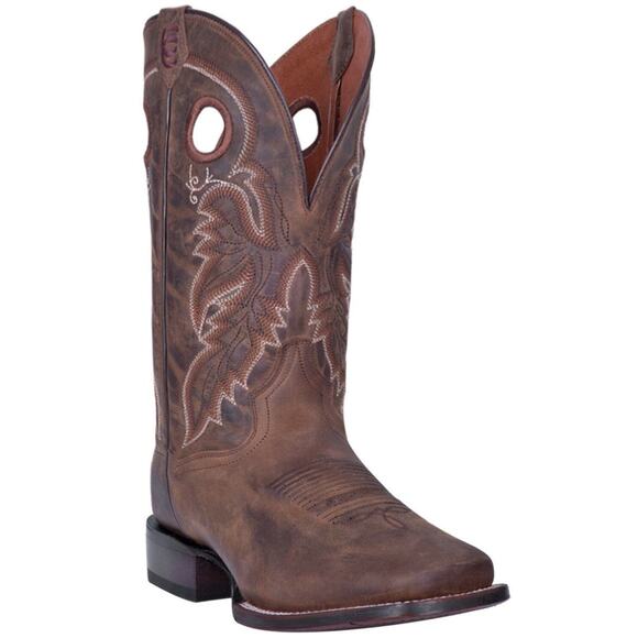 Dan Post Men's Abram Western Performance Boots Broad Square Toe Size 11W NWB - Picture 1 of 16